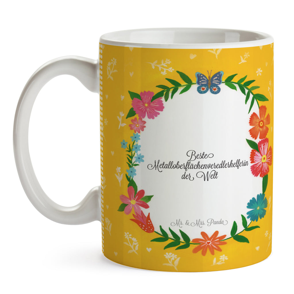 Tasse Design Frame Happy Girls Metalloberflächenveredlerhelferin Geschenk Becher, Kaffeetasse, Kaffeebecher, Tee, Frühstück, Büro  