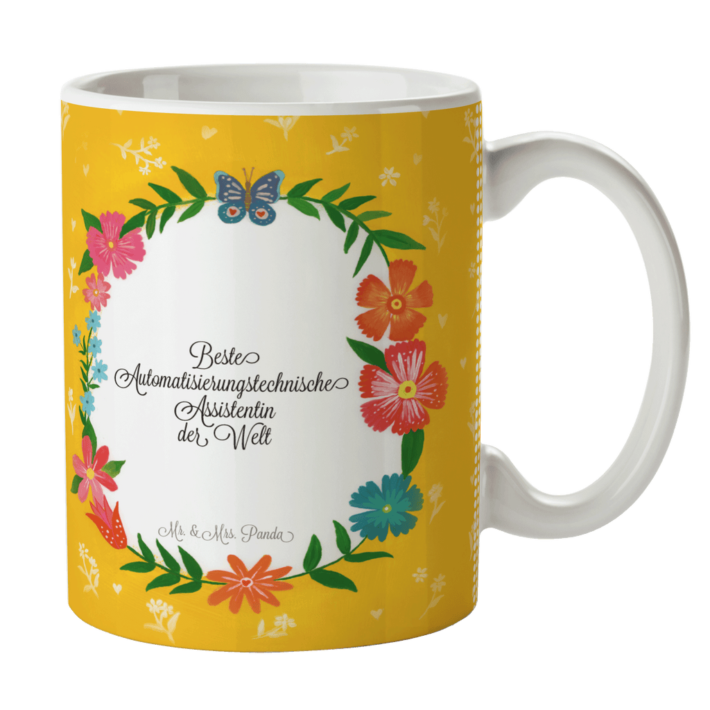 Tasse Design Frame Happy Girls Automatisierungstechnische Assistentin Geschenk Becher, Kaffeetasse, Kaffeebecher, Tee, Frühstück, Büro  