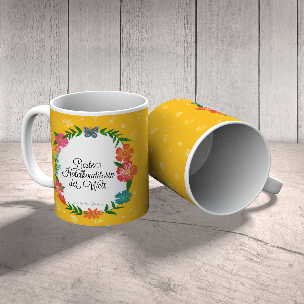 Tasse Design Frame Happy Girls Hotelkonditorin Geschenk Becher, Kaffeetasse, Kaffeebecher, Tee, Frühstück, Büro  
