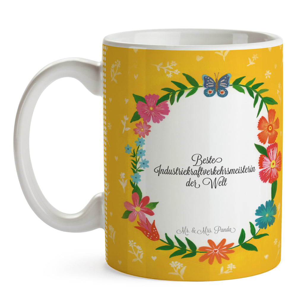 Tasse Design Frame Happy Girls Industriekraftverkehrsmeisterin Geschenk Becher, Kaffeetasse, Kaffeebecher, Tee, Frühstück, Büro  
