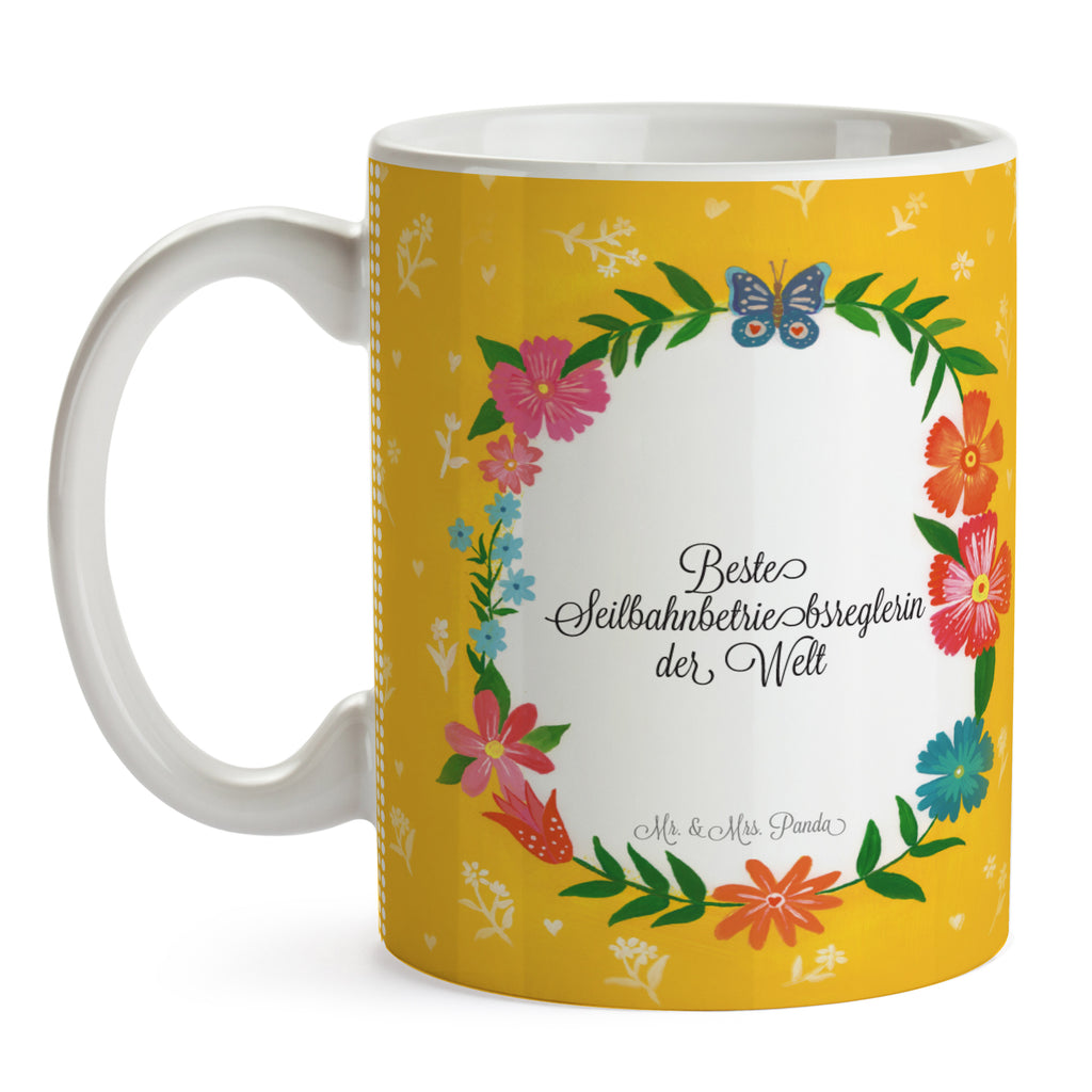 Tasse Design Frame Happy Girls Seilbahnbetriebsreglerin