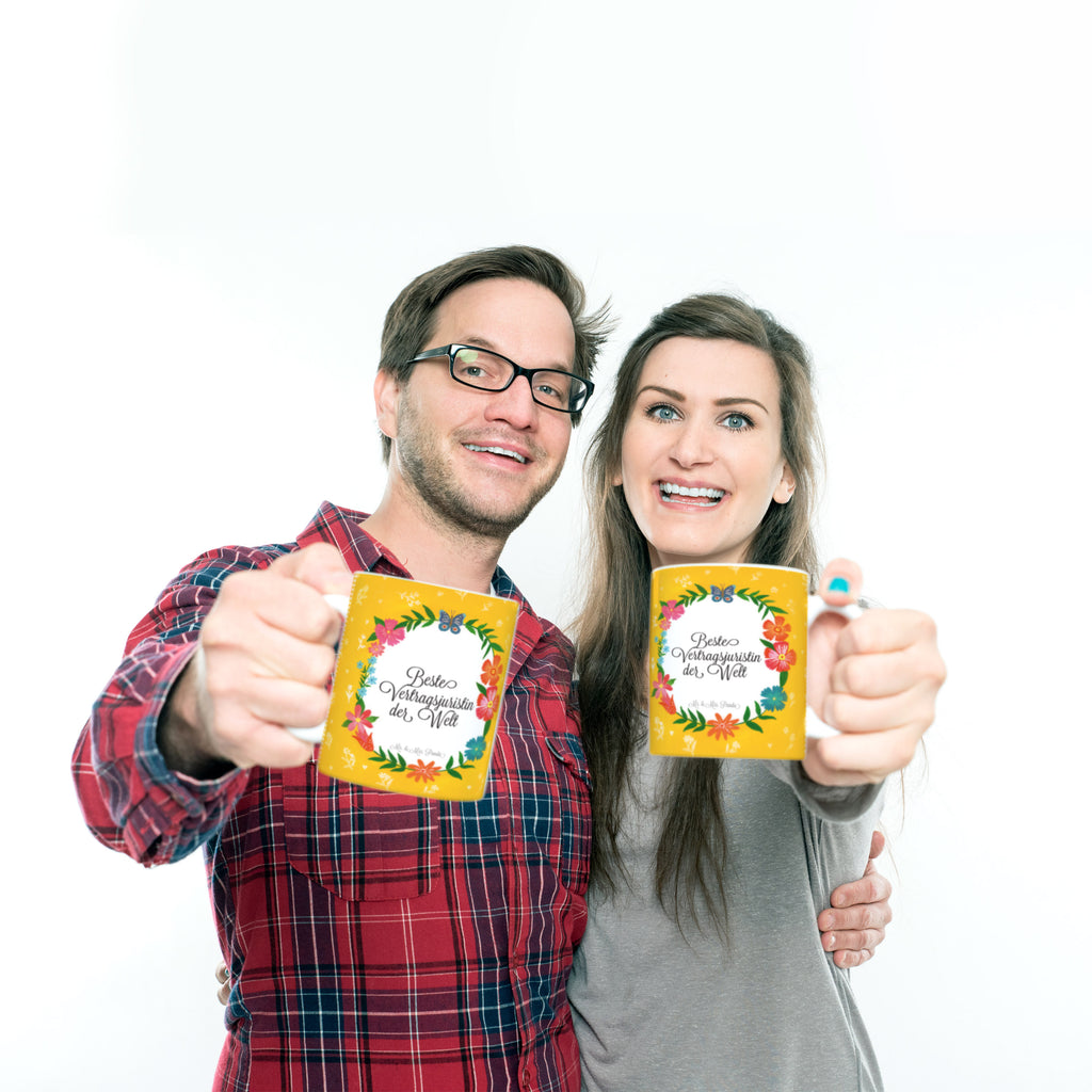 Tasse Design Frame Happy Girls Vertragsjuristin