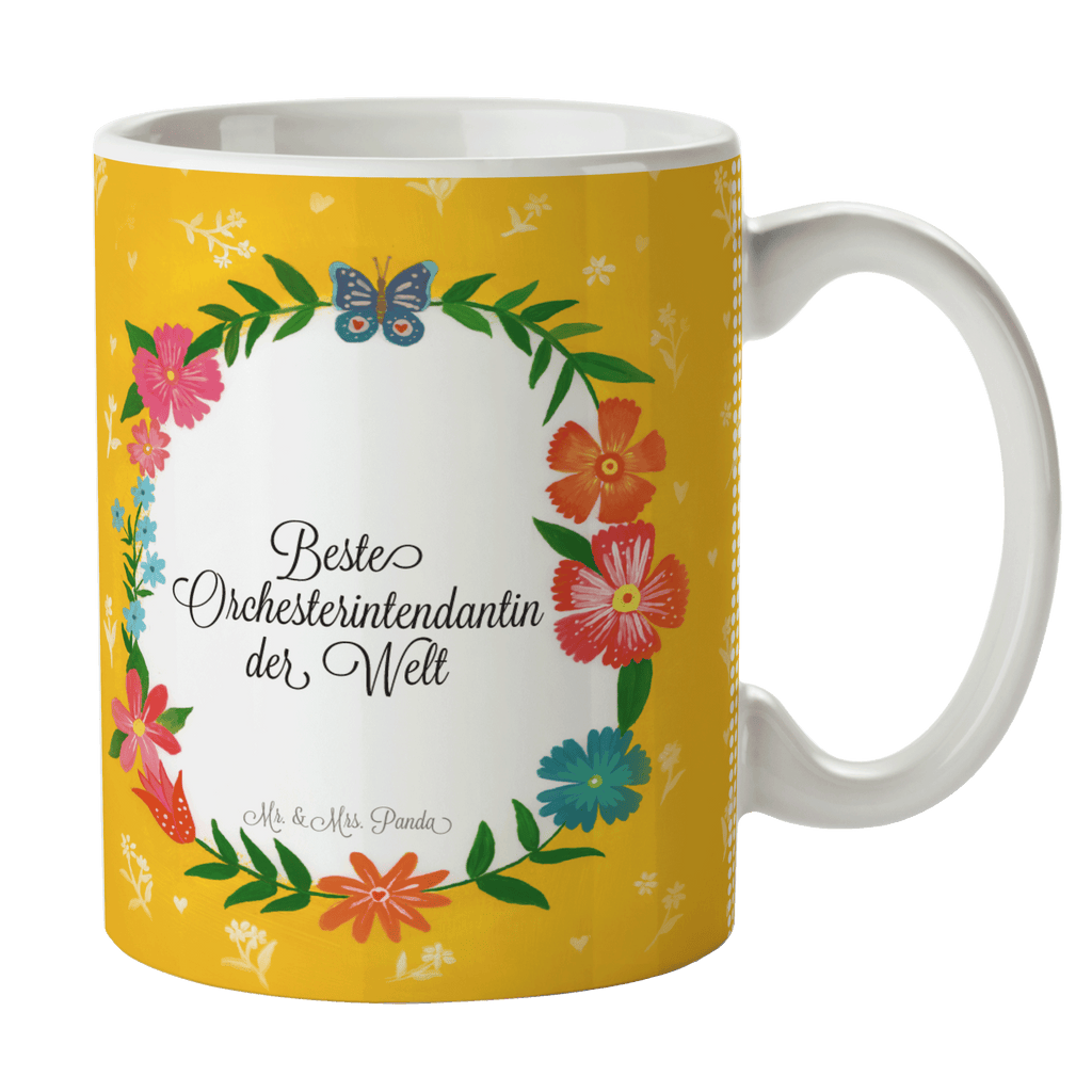 Tasse Design Frame Happy Girls Orchesterintendantin Geschenk Becher, Kaffeetasse, Kaffeebecher, Tee, Frühstück, Büro  