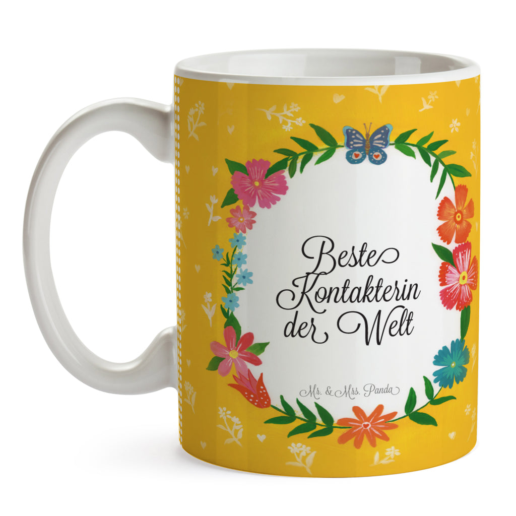 Tasse Design Frame Happy Girls Kontakterin Geschenk Becher, Kaffeetasse, Kaffeebecher, Tee, Frühstück, Büro  
