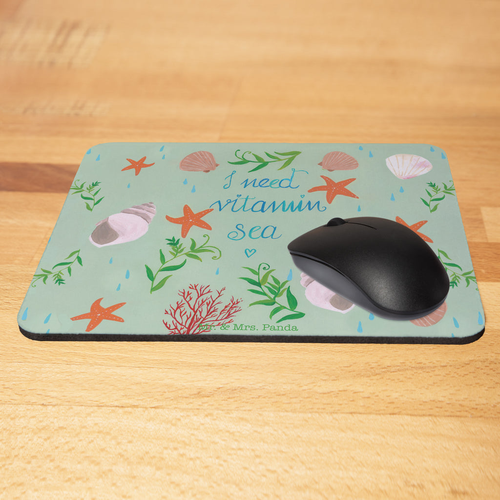 Mauspad Vitamin Sea Mousepad, Computer zubehör, Büroausstattung, PC Zubehör, Arbeitszimmer, Mauspad, Einzigartiges Mauspad, Designer Mauspad, Blumen Deko, Frühlings Deko, Sommer Deko, Dekoration, positive Botschaft, Naturliebhaber, Outdoor, Natur, Abenteuer, Vitamin Sea, See, Schwimmen Spruch, Schwimmer Geschenk, Strand Urlaub, Wasserratte Geschenk, Urlaub am Meer