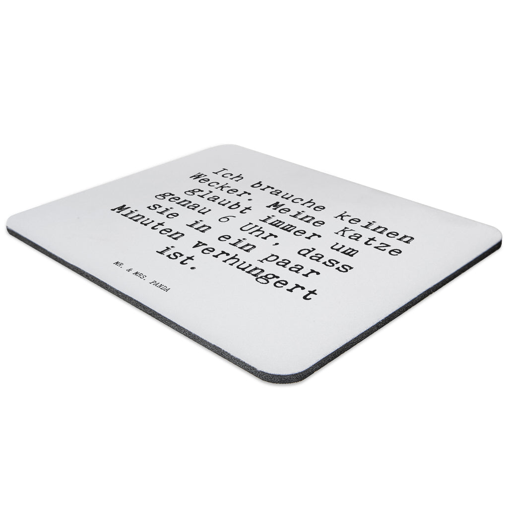 Mauspad Sprüche und Zitate Ich brauche keinen Wecker. Meine Katze glaubt immer um genau 6 Uhr, dass sie in ein paar Minuten verhungert ist. Mousepad, Computer zubehör, Büroausstattung, PC Zubehör, Arbeitszimmer, Mauspad, Einzigartiges Mauspad, Designer Mauspad, Spruch, Sprüche, lustig, Weisheiten, Zitate, Spruch Sprüche Weisheiten Zitate Lustig Weisheit Worte
