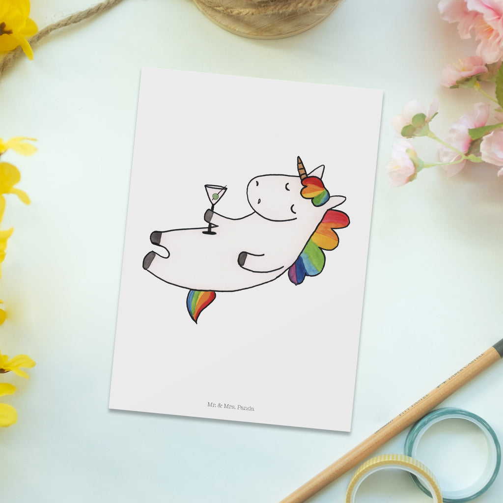 Postkarte Einhorn Cocktail Geschenkkarte, Grußkarte, Karte, Einladung, Ansichtskarte, Geburtstagskarte, Einladungskarte, Dankeskarte, Einhorn, Einhörner, Einhorn Deko, Pegasus, Unicorn, Party, Spaß, Feiern, Caipirinha, Rum, Cuba Libre, Sekt, Freundin, Geburtstag, lustig, witzig, Spruch, Glitzer