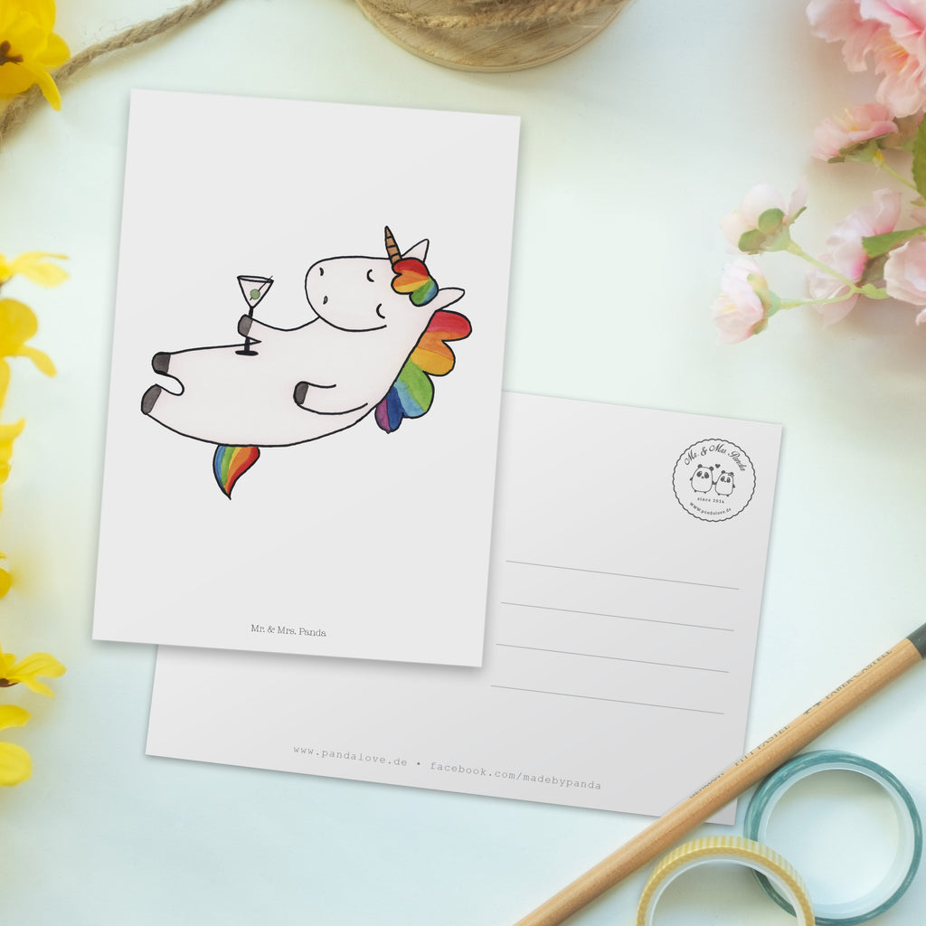 Postkarte Einhorn Cocktail Geschenkkarte, Grußkarte, Karte, Einladung, Ansichtskarte, Geburtstagskarte, Einladungskarte, Dankeskarte, Einhorn, Einhörner, Einhorn Deko, Pegasus, Unicorn, Party, Spaß, Feiern, Caipirinha, Rum, Cuba Libre, Sekt, Freundin, Geburtstag, lustig, witzig, Spruch, Glitzer