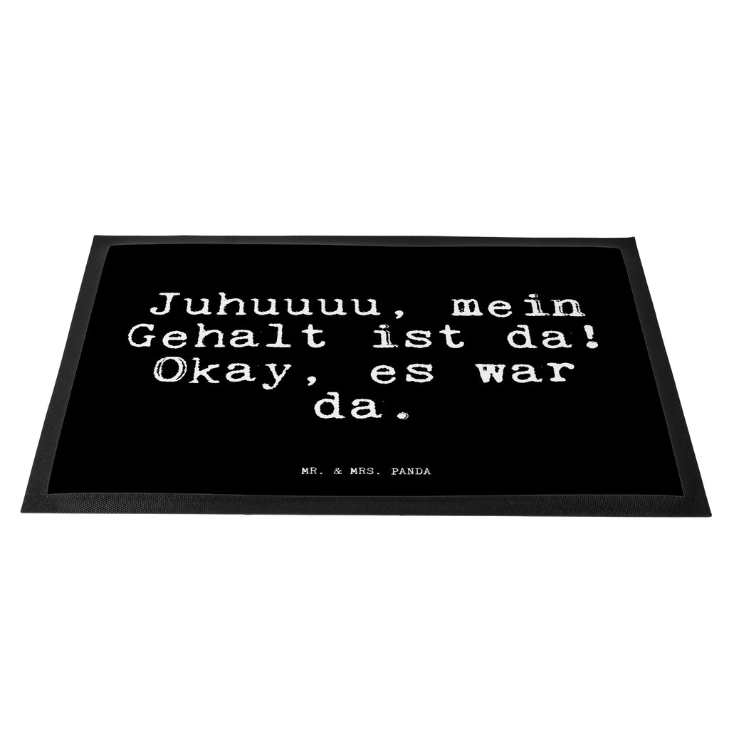 Fußmatte Fun Talk Juhuuuu, mein Gehalt ist da! Okay, es war da. Türvorleger, Schmutzmatte, Fußabtreter, Matte, Schmutzfänger, Fußabstreifer, Schmutzfangmatte, Türmatte, Motivfußmatte, Haustürmatte, Vorleger, Spruch, Sprüche, lustig, Weisheiten, Zitate, Glizer Spruch Sprüche Weisheiten Zitate Lustig Weisheit Worte