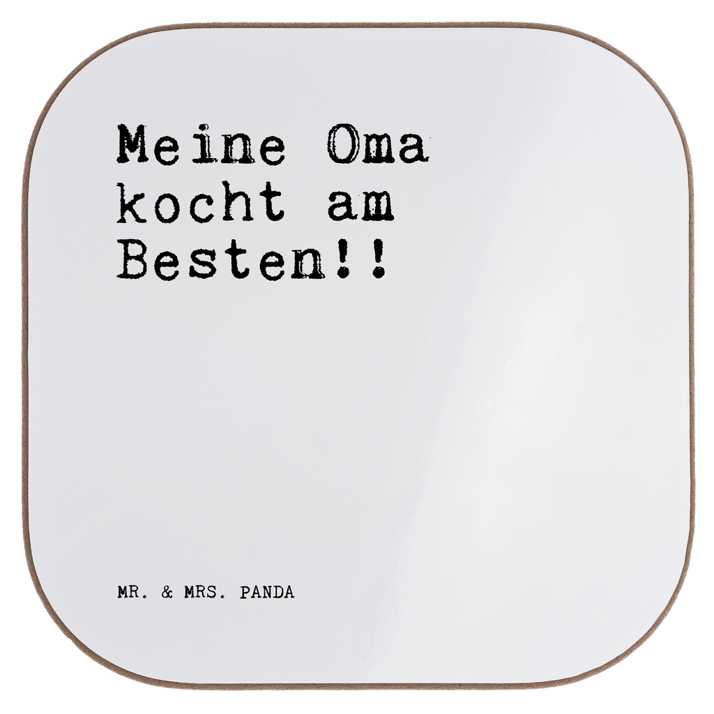 Quadratische Untersetzer Sprüche und Zitate Meine Oma kocht am Besten!! Bierdeckel, Glasuntersetzer, Untersetzer Gläser, Getränkeuntersetzer, Spruch, Sprüche, lustig, Weisheiten, Zitate, Spruch Sprüche Weisheiten Zitate Lustig Weisheit Worte