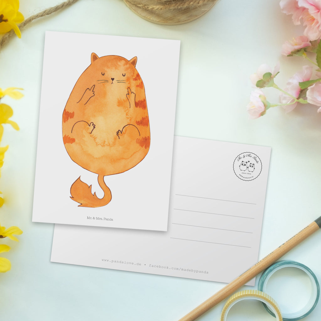 Postkarte Katze Mittelfinger Geschenkkarte, Grußkarte, Karte, Einladung, Ansichtskarte, Geburtstagskarte, Einladungskarte, Dankeskarte, Katze, Katzenmotiv, Katzenfan, Katzendeko, Katzenfreund, Katzenliebhaber, Katzenprodukte, Katzenartikel, Katzenaccessoires, Katzensouvenirs, Katzenliebhaberprodukte, Katzenmotive, Katzen, Kater, Mietze, Cat, Cats