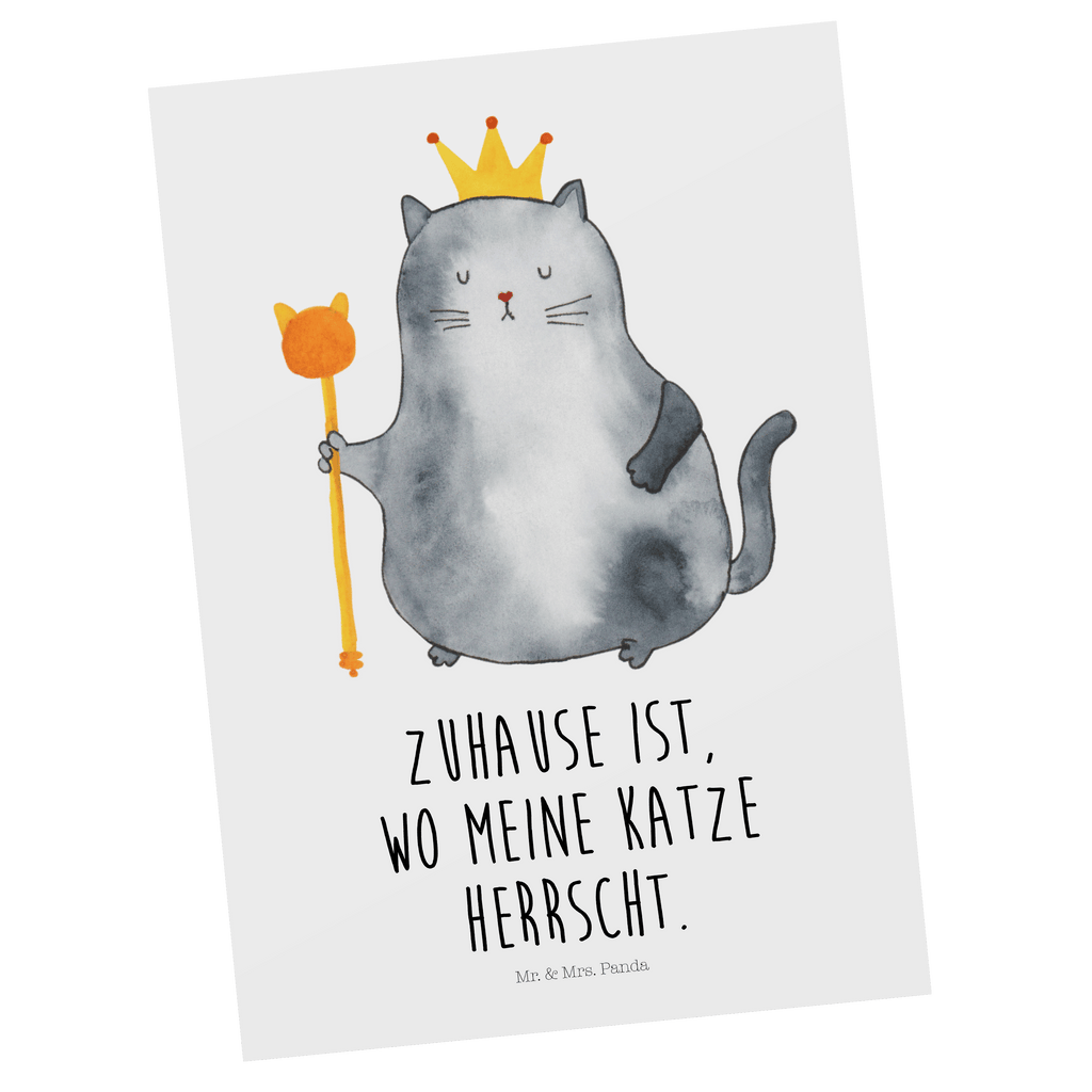 Postkarte Katzen Koenig Geschenkkarte, Grußkarte, Karte, Einladung, Ansichtskarte, Geburtstagskarte, Einladungskarte, Dankeskarte, Katze, Katzenmotiv, Katzenfan, Katzendeko, Katzenfreund, Katzenliebhaber, Katzenprodukte, Katzenartikel, Katzenaccessoires, Katzensouvenirs, Katzenliebhaberprodukte, Katzenmotive, Katzen, Kater, Mietze, Cat, Cats, Katzenhalter, Katzenbesitzerin, Haustier, König, Königin, Queen, Familie, Mietzhaus, Wohnung, erste eigenen Wohnung, Umzug, Einzug