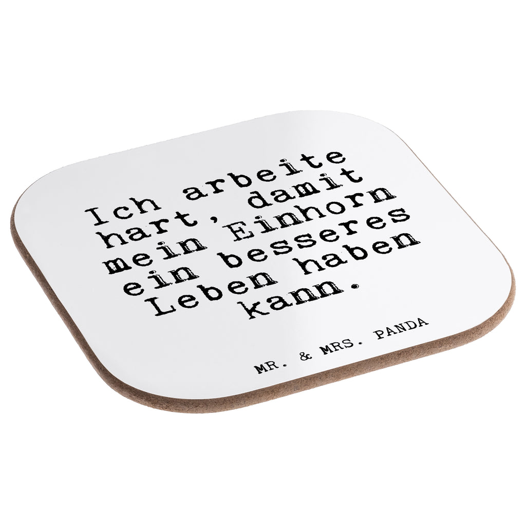 Quadratische Untersetzer Fun Talk Ich arbeite hart, damit mein Einhorn ein besseres Leben haben kann. Bierdeckel, Glasuntersetzer, Untersetzer Gläser, Getränkeuntersetzer, Spruch, Sprüche, lustig, Weisheiten, Zitate, Glizer Spruch Sprüche Weisheiten Zitate Lustig Weisheit Worte