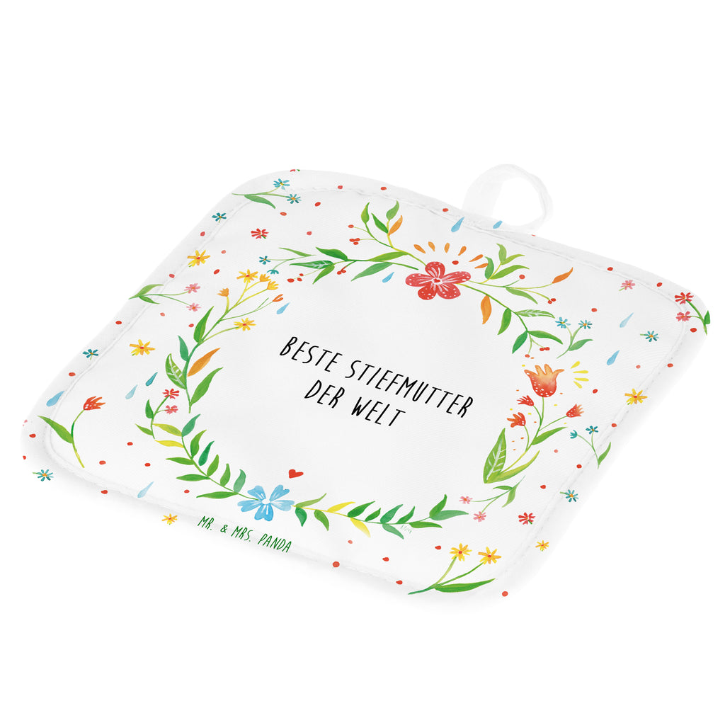 2er Set Topflappen  Design Frame Barfuß Wiese Stiefmutter Geschenk Topflappen, Topfuntersetzer, Ofenhandschuh, Topflappen Set, Topflappen lustig, Topflappen mit Spruch Stiefmutter, Stief Mutter, Stiefmama, Mami, Mutter, Muttertag, Mutti, Mama, Tochter, Sohn, Dankeschön, Danke, Beste 