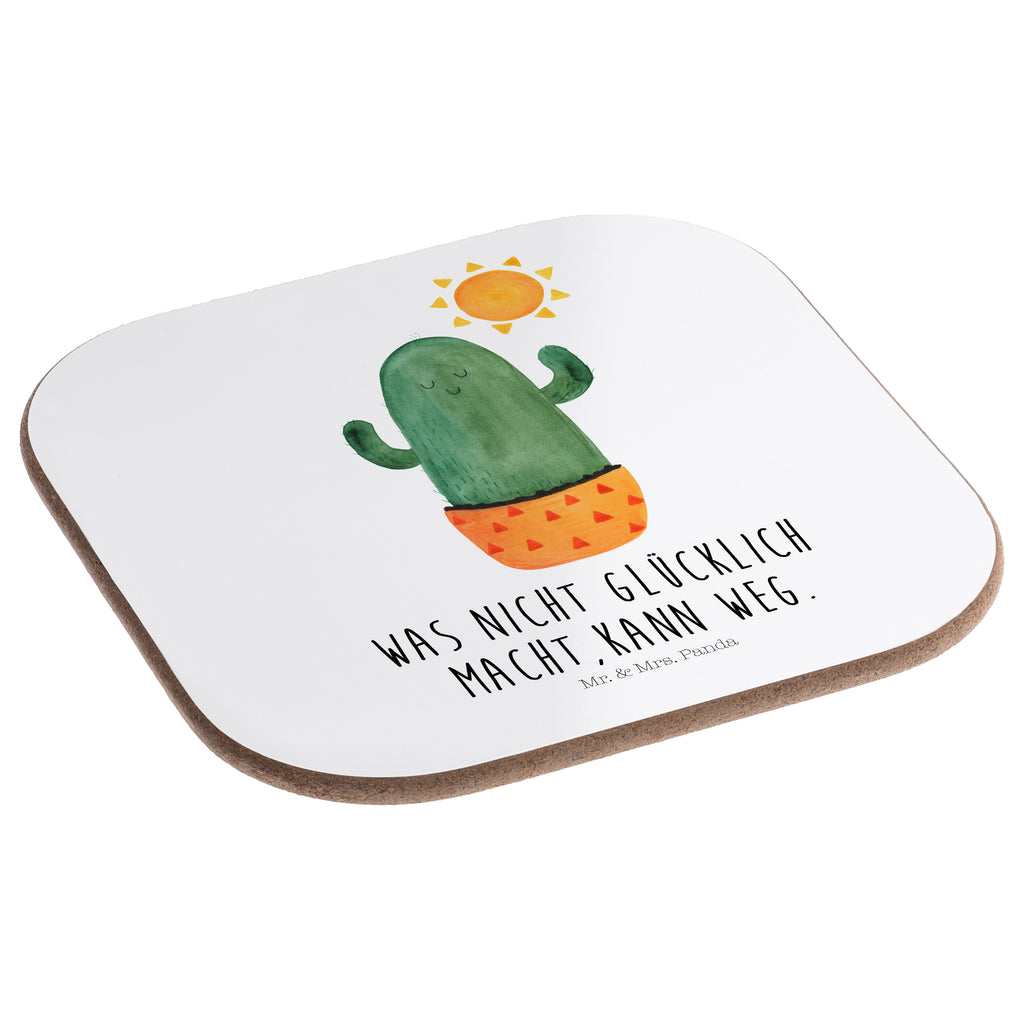Quadratische Untersetzer Kaktus Sonnenanbeter Bierdeckel, Glasuntersetzer, Untersetzer Gläser, Getränkeuntersetzer, Kaktus, Kakteen, Liebe Kaktusliebe, Sonne, Sonnenschein, Glück, glücklich, Motivation, Neustart, Trennung, Ehebruch, Scheidung, Freundin, Liebeskummer, Liebeskummer Geschenk, Geschenkidee