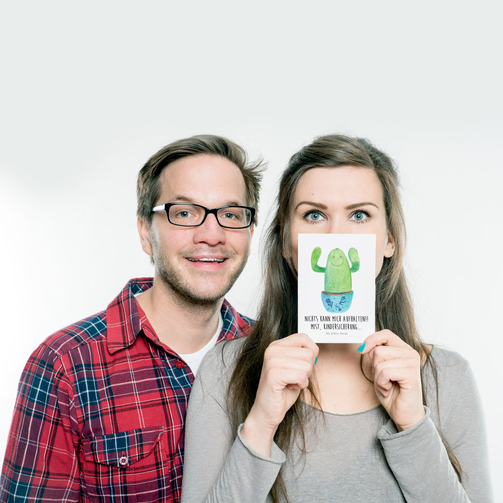 Postkarte Kaktus Happy Geschenkkarte, Grußkarte, Karte, Einladung, Ansichtskarte, Geburtstagskarte, Einladungskarte, Dankeskarte, Kaktus, Kakteen, Motivation, Spruch, lustig, Kindersicherung, Neustart, Büro, Büroalltag, Kollege, Kollegin, Freundin, Mutter, Familie, Ausbildung