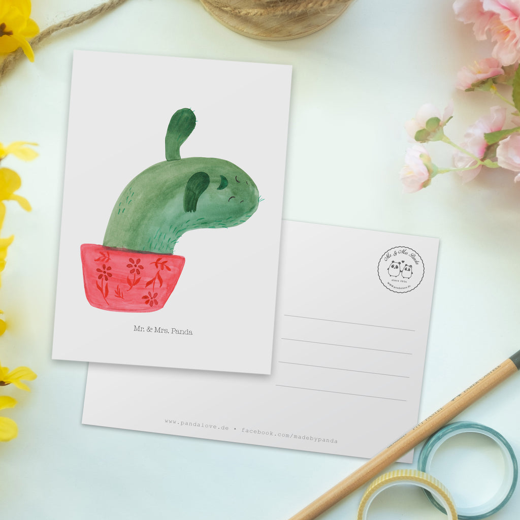 Postkarte Kaktus Mamamia Geschenkkarte, Grußkarte, Karte, Einladung, Ansichtskarte, Geburtstagskarte, Einladungskarte, Dankeskarte, Kaktus, Kakteen, Kaktusliebe, Ärger, Büro, Büroalltag, Schule, Motivation, Quote