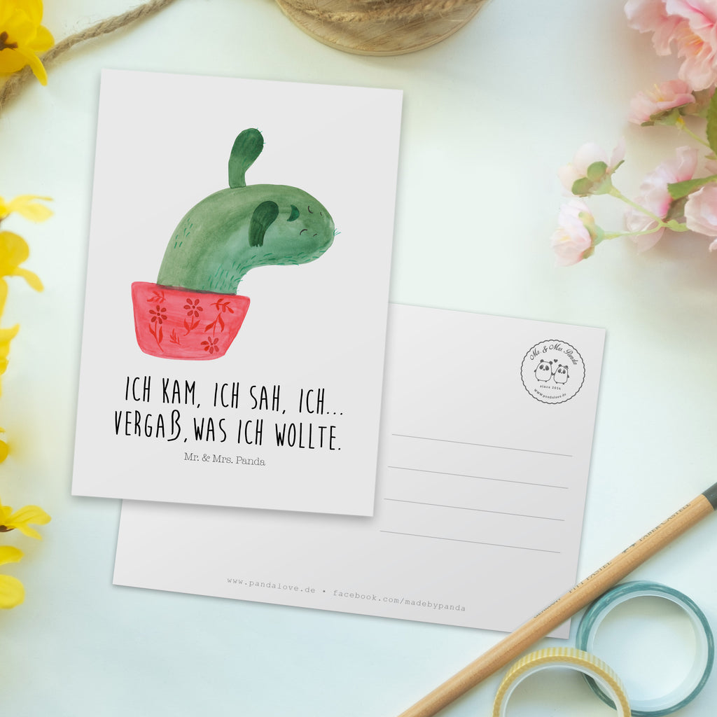 Postkarte Kaktus Mamamia Geschenkkarte, Grußkarte, Karte, Einladung, Ansichtskarte, Geburtstagskarte, Einladungskarte, Dankeskarte, Kaktus, Kakteen, Kaktusliebe, Ärger, Büro, Büroalltag, Schule, Motivation, Quote