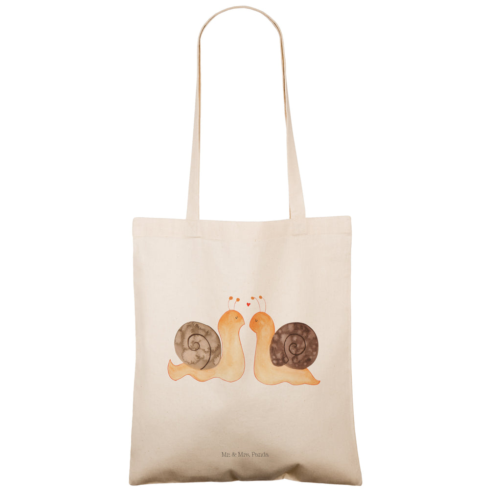 Tragetasche Schnecken Liebe Beuteltasche, Beutel, Einkaufstasche, Jutebeutel, Stoffbeutel, Liebe, Partner, Freund, Freundin, Ehemann, Ehefrau, Heiraten, Verlobung, Heiratsantrag, Liebesgeschenk, Jahrestag, Hocheitstag
