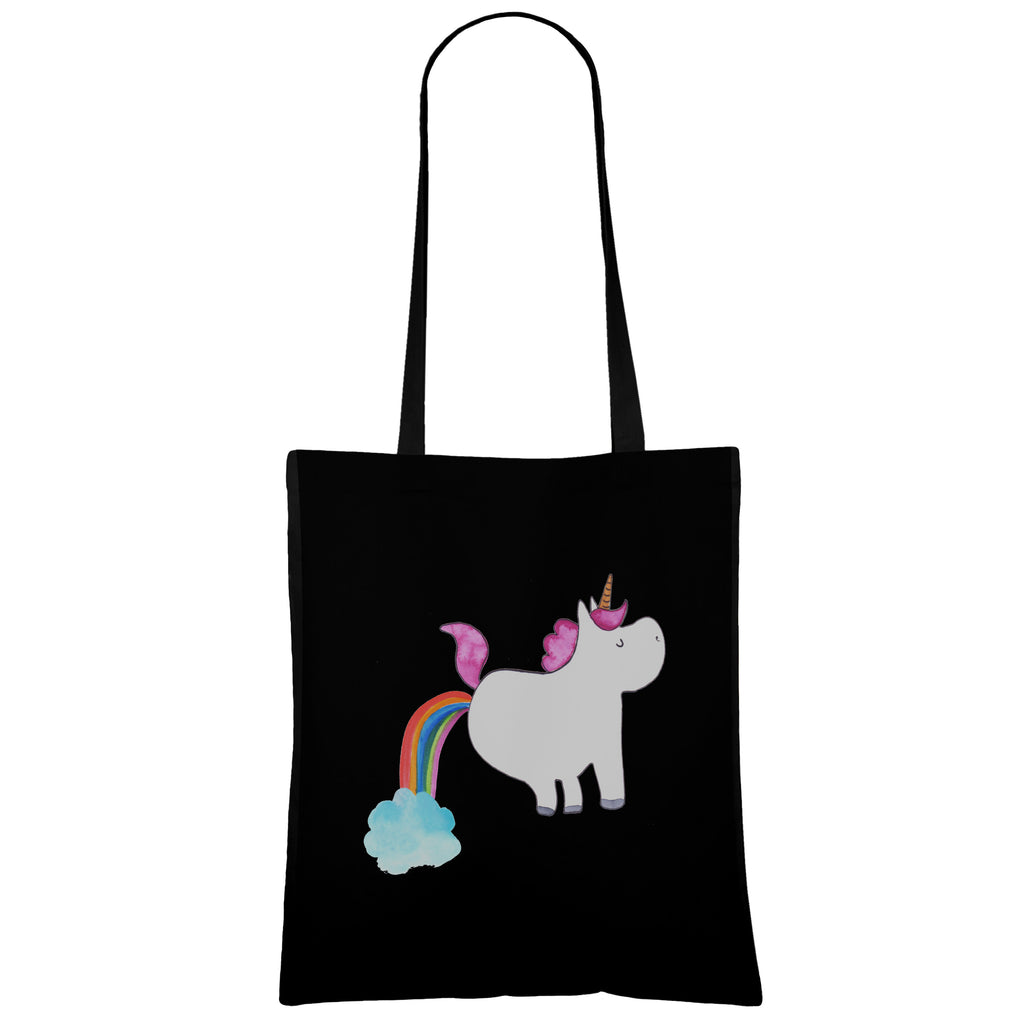 Tragetasche Einhorn Pupsend Beuteltasche, Beutel, Einkaufstasche, Jutebeutel, Stoffbeutel, Einhorn, Einhörner, Einhorn Deko, Pegasus, Unicorn, Pups, Regenbogen, Glitzer, Einhornpower, Erwachsenwerden, Spaß, lustig, Freundin