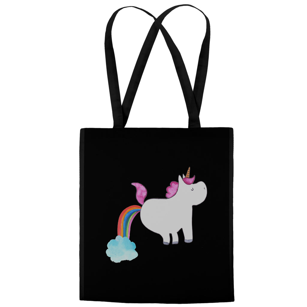 Tragetasche Einhorn Pupsend Beuteltasche, Beutel, Einkaufstasche, Jutebeutel, Stoffbeutel, Einhorn, Einhörner, Einhorn Deko, Pegasus, Unicorn, Pups, Regenbogen, Glitzer, Einhornpower, Erwachsenwerden, Spaß, lustig, Freundin