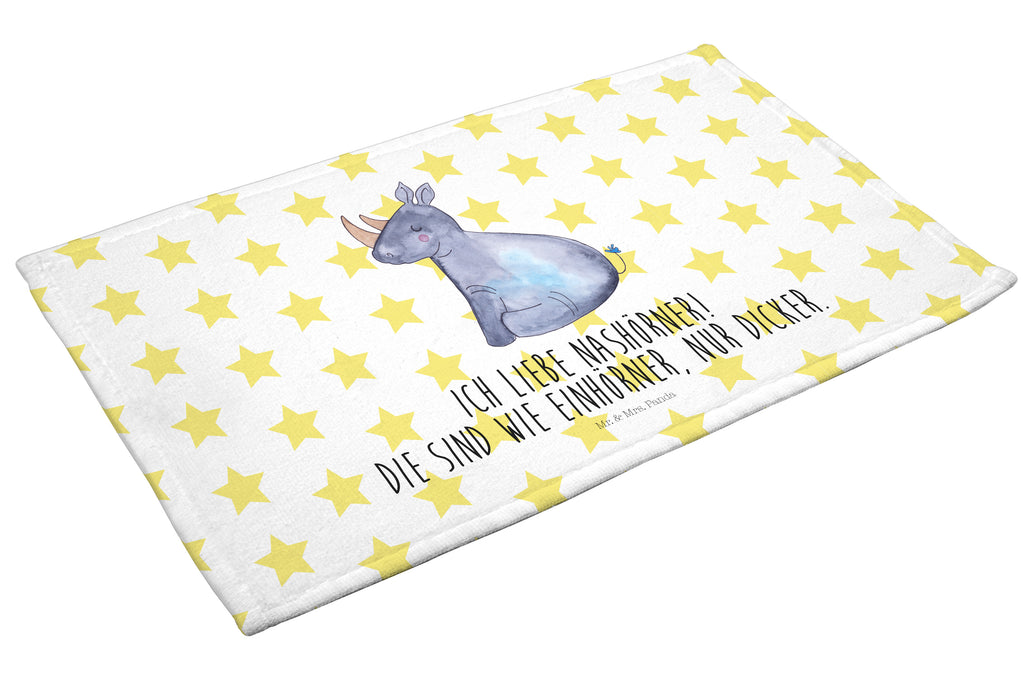 Gäste Handtuch Einhorn Nashorn Gästetuch, Reisehandtuch, Sport Handtuch, Frottier, Kinder Handtuch, Einhorn, Einhörner, Einhorn Deko, Pegasus, Unicorn, Regenbogen, witzig, lustig, Zoo, Glitzer, Einhornpower, Erwachsenwerden, Nashorn, Nashörner