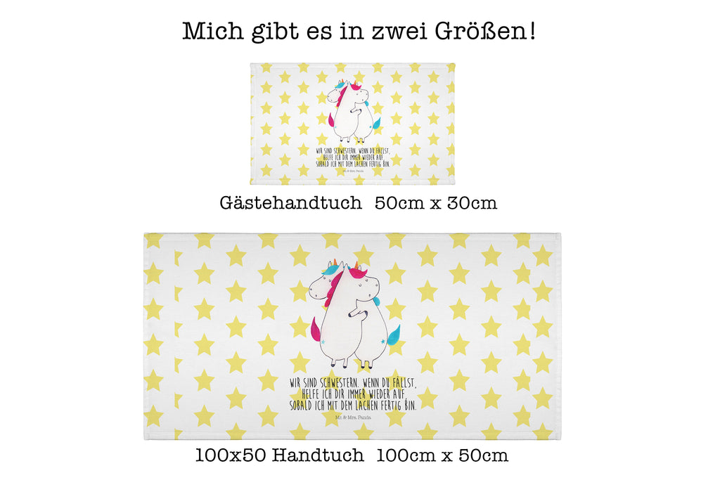 Gäste Handtuch Einhörner Umarmen Gästetuch, Reisehandtuch, Sport Handtuch, Frottier, Kinder Handtuch, Einhorn, Einhörner, Einhorn Deko, Pegasus, Unicorn, Freundinnen, Freundin, BFF, Schwester, Schwestern, Familie, Geschwister, Sister, Liebe
