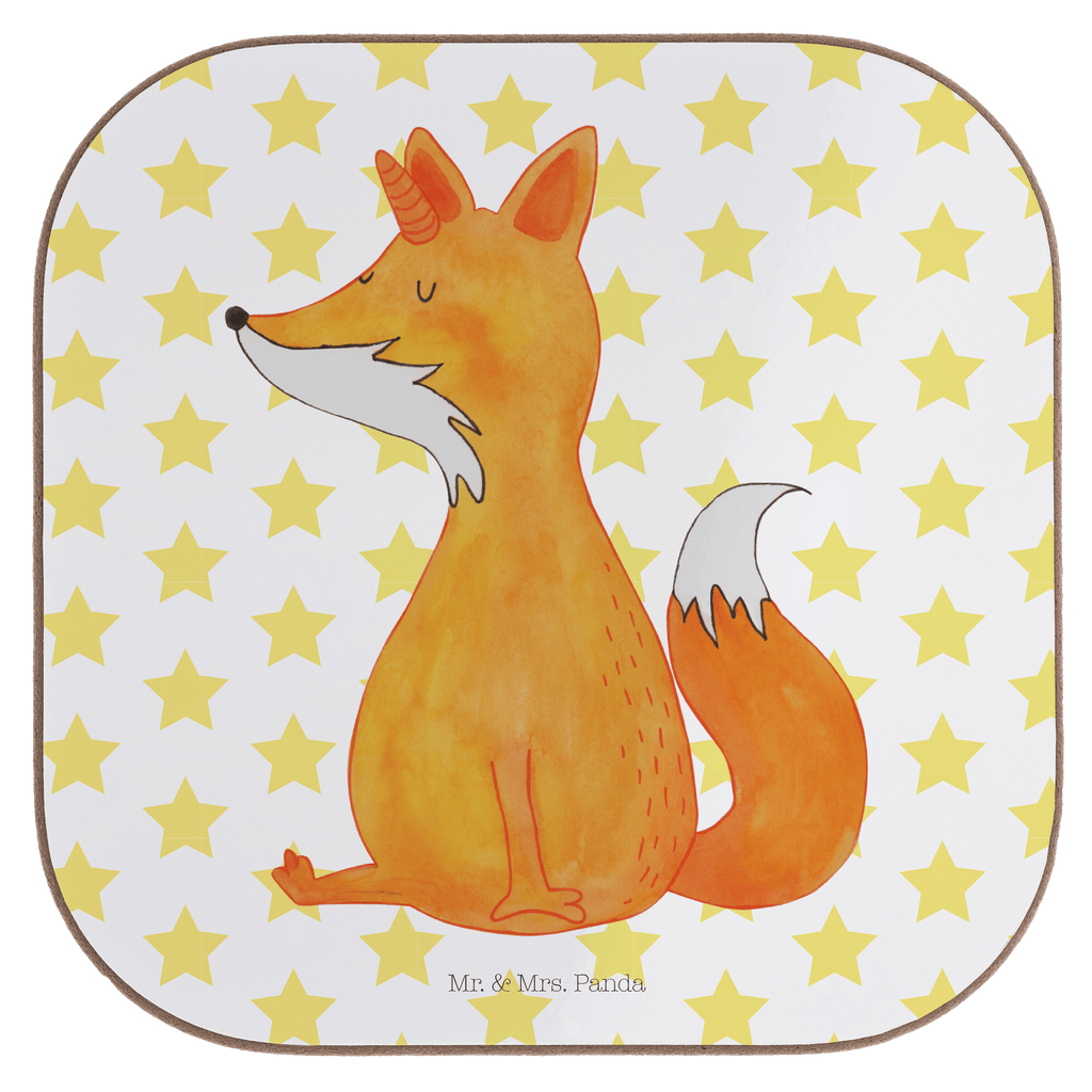 Quadratische Untersetzer Fuchshörnchen Bierdeckel, Glasuntersetzer, Untersetzer Gläser, Getränkeuntersetzer, Einhorn, Einhörner, Einhorn Deko, Pegasus, Unicorn, Fuchs, Unicorns, Fuchshörnchen, Fuchshorn, Foxycorn, Füchse