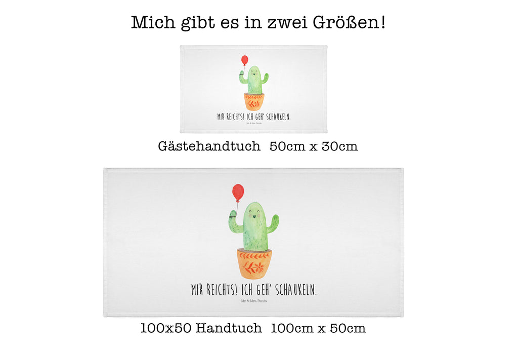 Gäste Handtuch Kaktus Luftballon Gästetuch, Reisehandtuch, Sport Handtuch, Frottier, Kinder Handtuch, Kaktus, Kakteen, Luftballon, Neustart, Freude, Büro, Stress, Büroalltag, Freundin, Freund, Ausbildung, Prüfung