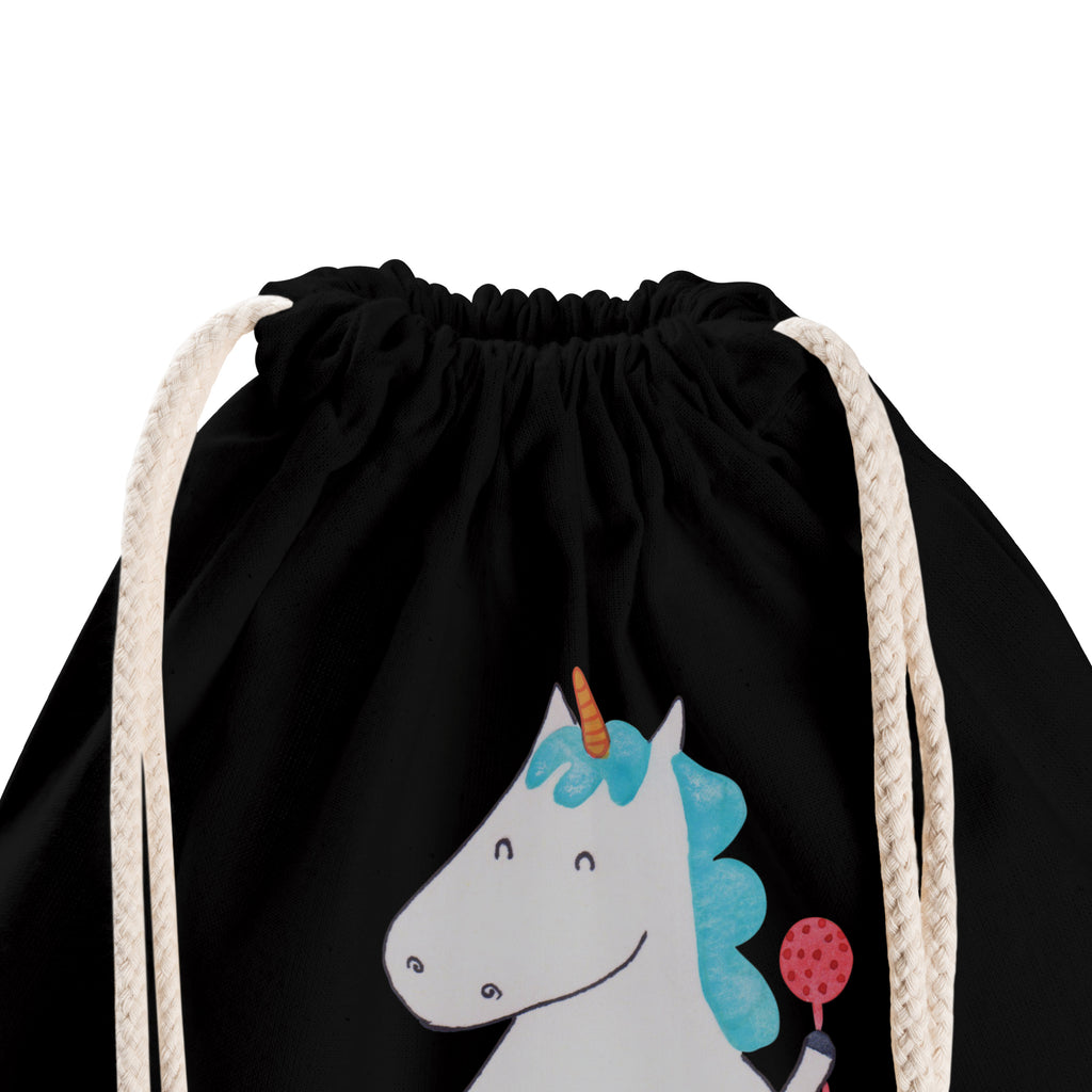 Sportbeutel Einhorn Baby Turnbeutel, Beutel, Sporttasche, Tasche, Stoffbeutel, Einhorn, Einhörner, Einhorn Deko, Pegasus, Unicorn, Mutter, Geburt, Geburtstag, erstes Kind, Baby, Babyglück, Nachwuchs, Eltern, Party, Kind, Schnuller