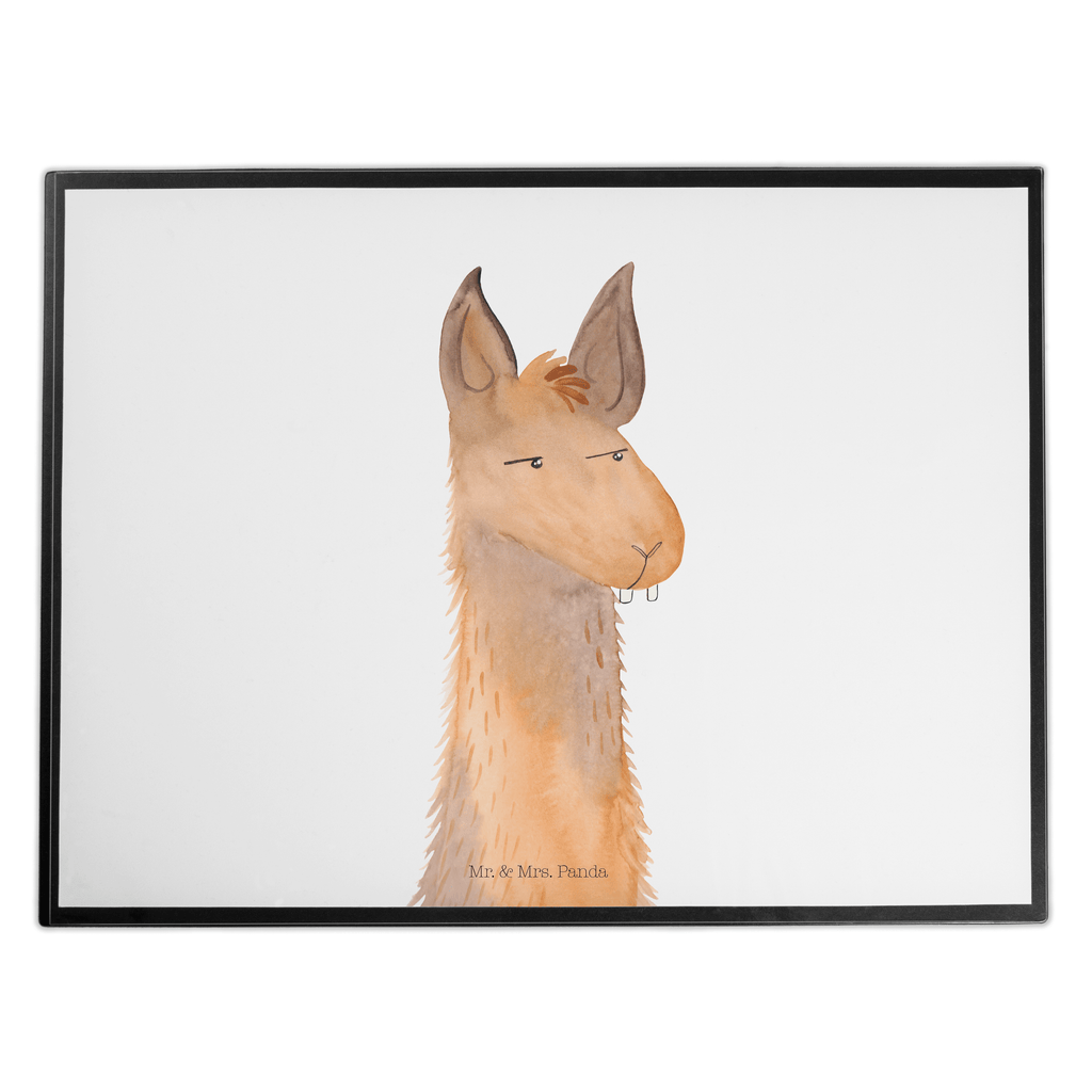 Schreibtischunterlage Lamakopf genervt Schreibunterlage, Schreibtischauflage, Bürobedarf, Büroartikel, Schreibwaren, Schreibtisch Unterlagen, Schreibtischunterlage Groß, Lama, Alpaka, Lamas, Recht haben, genervt sein, Freundin, beste Freundin, Partnerin, Büro, Büroalltag, Chef, Chefin, Azubi