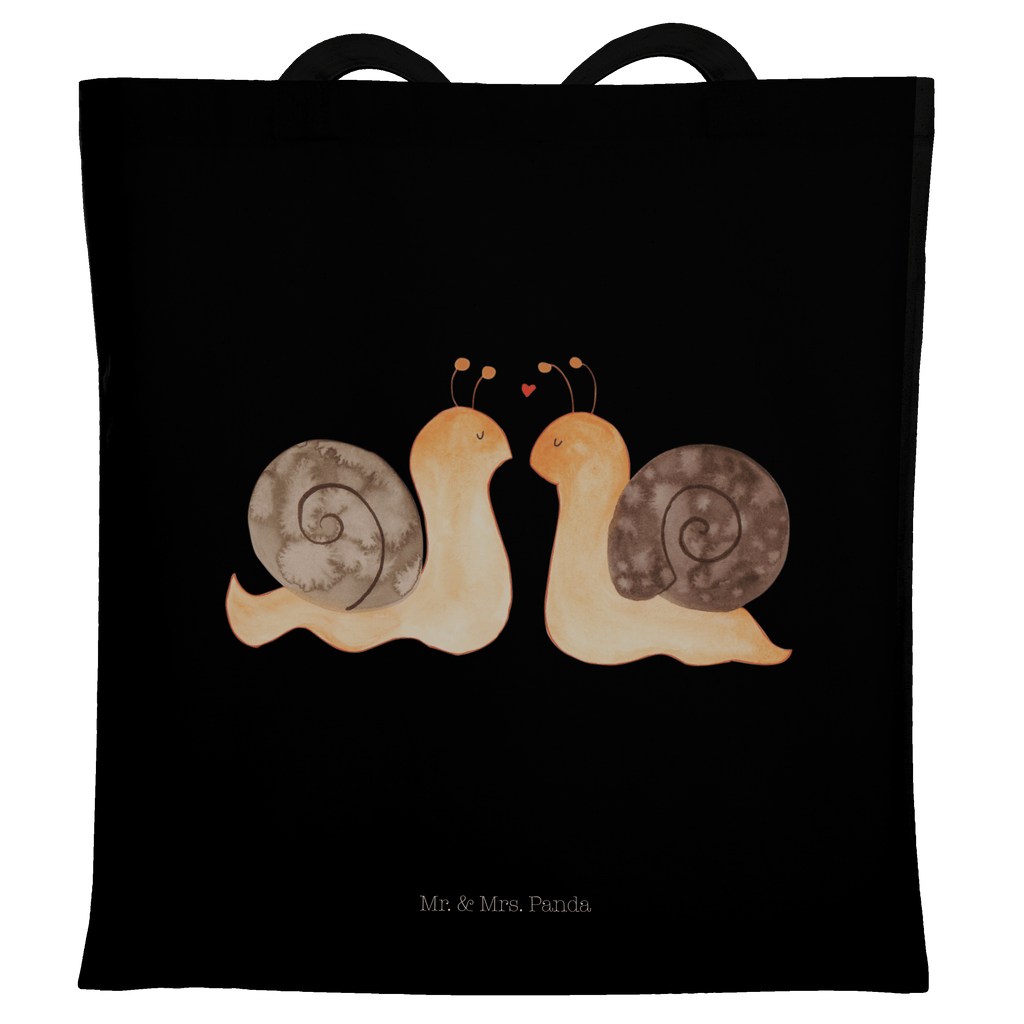 Tragetasche Schnecken Liebe Beuteltasche, Beutel, Einkaufstasche, Jutebeutel, Stoffbeutel, Liebe, Partner, Freund, Freundin, Ehemann, Ehefrau, Heiraten, Verlobung, Heiratsantrag, Liebesgeschenk, Jahrestag, Hocheitstag