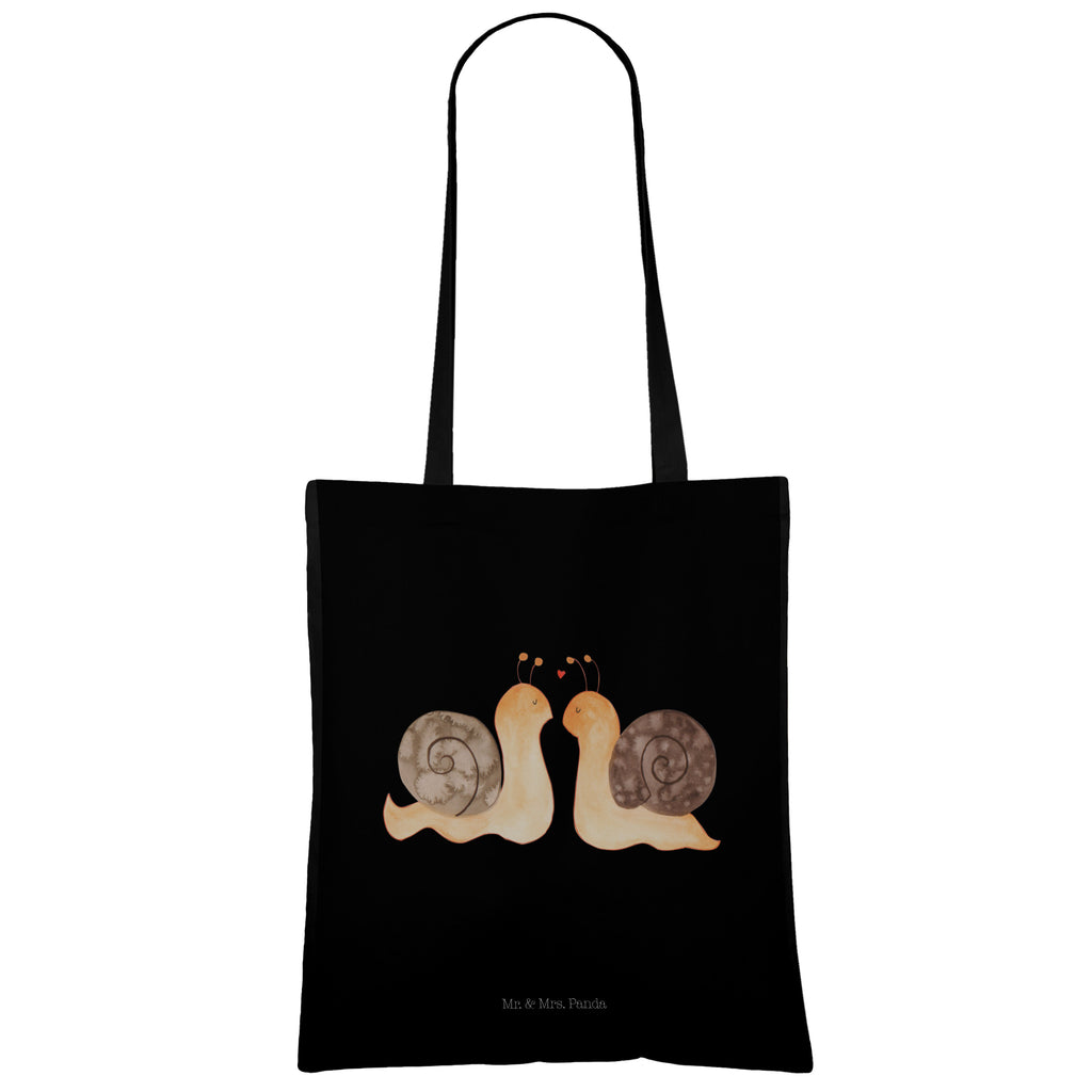 Tragetasche Schnecken Liebe Beuteltasche, Beutel, Einkaufstasche, Jutebeutel, Stoffbeutel, Liebe, Partner, Freund, Freundin, Ehemann, Ehefrau, Heiraten, Verlobung, Heiratsantrag, Liebesgeschenk, Jahrestag, Hocheitstag