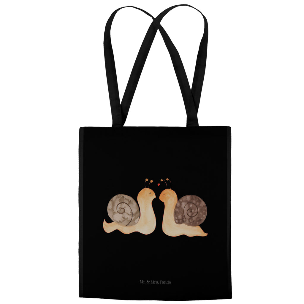 Tragetasche Schnecken Liebe Beuteltasche, Beutel, Einkaufstasche, Jutebeutel, Stoffbeutel, Liebe, Partner, Freund, Freundin, Ehemann, Ehefrau, Heiraten, Verlobung, Heiratsantrag, Liebesgeschenk, Jahrestag, Hocheitstag