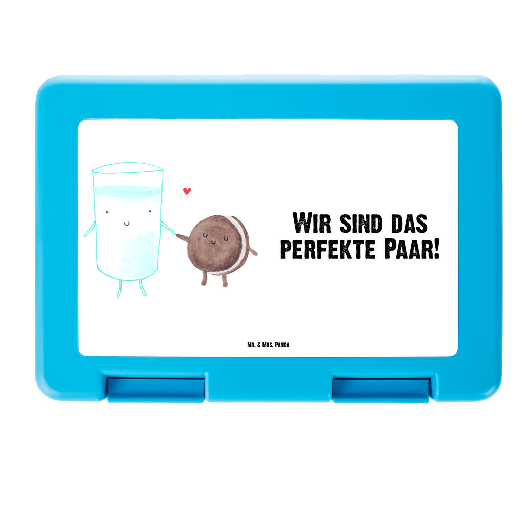 Brotdose Milch & Keks Brotbox, Snackbox, Lunch box, Butterbrotdose, Brotzeitbox, Tiermotive, Gute Laune, lustige Sprüche, Tiere, Milk, Cookie, Milch, Keks, Kekse, Kaffee, Einladung Frühstück, Motiv süß, romantisch, perfektes Paar