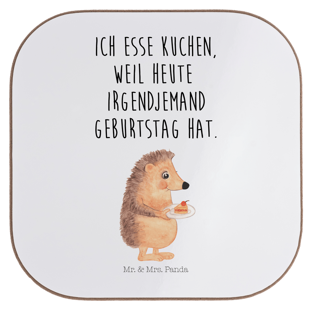 Quadratische Untersetzer Igel mit Kuchenstück Bierdeckel, Glasuntersetzer, Untersetzer Gläser, Getränkeuntersetzer, Tiermotive, Gute Laune, lustige Sprüche, Tiere, Igel, Essen Spruch, Kuchen, Backen Geschenk, Kuchen backen, Einladung Party, Geburtstagskuchen, Torte