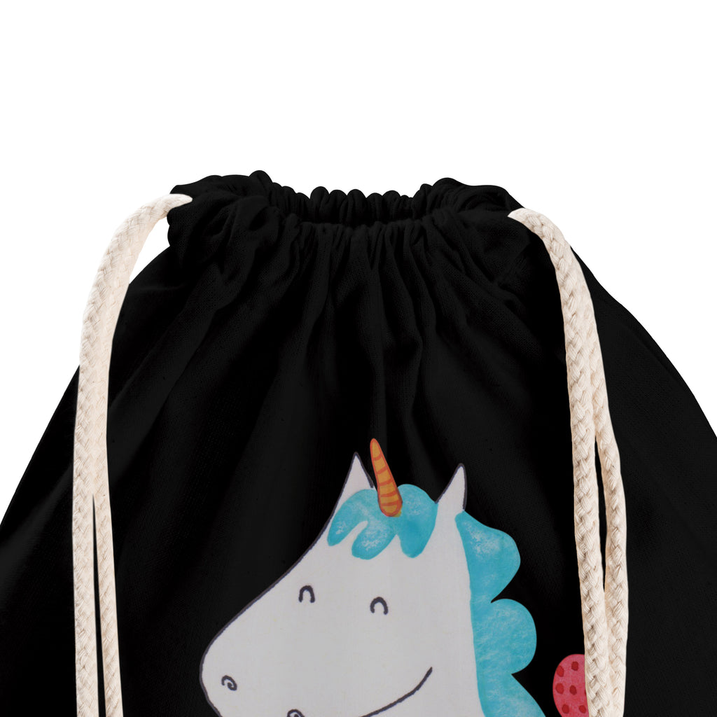 Sportbeutel Einhorn Baby Turnbeutel, Beutel, Sporttasche, Tasche, Stoffbeutel, Einhorn, Einhörner, Einhorn Deko, Pegasus, Unicorn, Mutter, Geburt, Geburtstag, erstes Kind, Baby, Babyglück, Nachwuchs, Eltern, Party, Kind, Schnuller