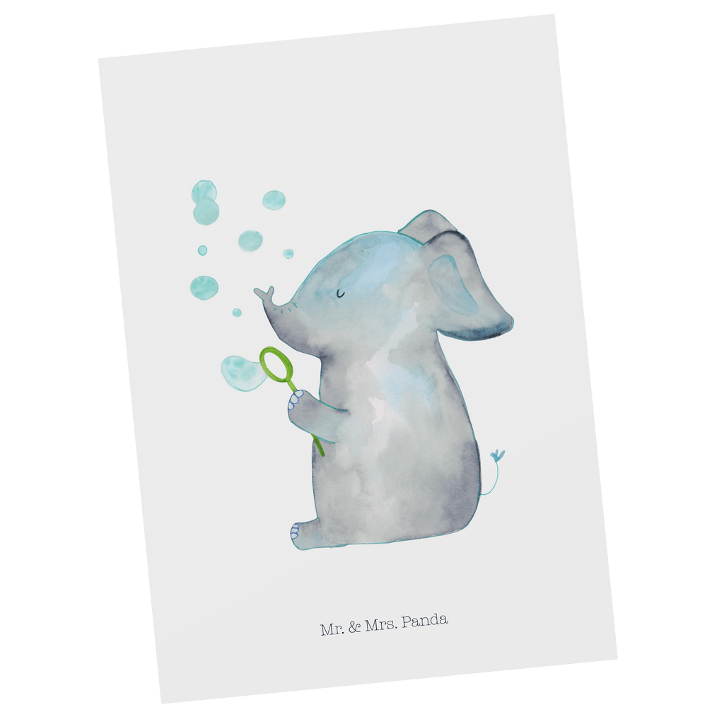 Postkarte Elefant Seifenblasen Geschenkkarte, Grußkarte, Karte, Einladung, Ansichtskarte, Geburtstagskarte, Einladungskarte, Dankeskarte, Tiermotive, Gute Laune, lustige Sprüche, Tiere, Elefant, Elefanten, Dickhäter, Rüsseltier, Seifenblasen, Liebe, Heimat, Gefühl. Daheim, Liebesbeweis, Liebesspruch