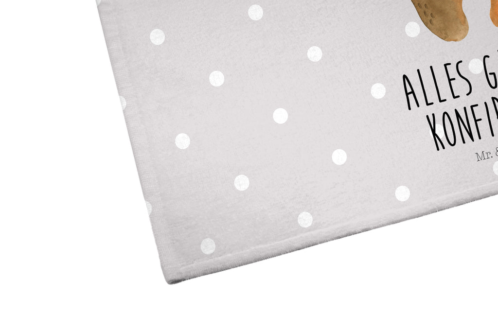Gäste Handtuch Konfirmation-Bär Gästetuch, Reisehandtuch, Sport Handtuch, Frottier, Kinder Handtuch, Bär, Teddy, Teddybär, Konfirmation, Kirche, evangelisch, Gottesdienst