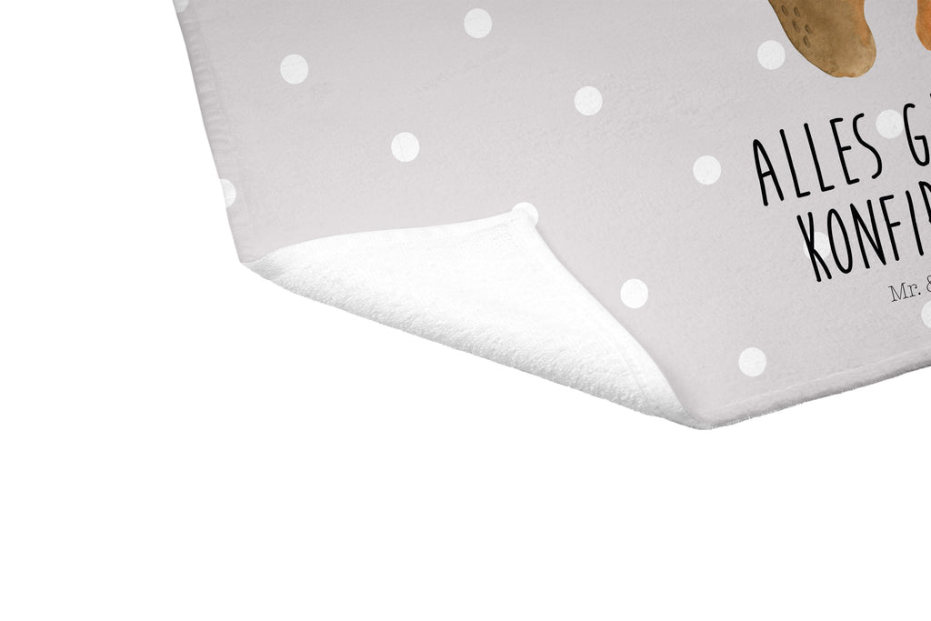 Gäste Handtuch Konfirmation-Bär Gästetuch, Reisehandtuch, Sport Handtuch, Frottier, Kinder Handtuch, Bär, Teddy, Teddybär, Konfirmation, Kirche, evangelisch, Gottesdienst