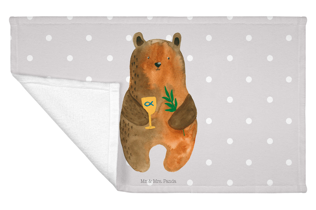 Gäste Handtuch Konfirmation-Bär Gästetuch, Reisehandtuch, Sport Handtuch, Frottier, Kinder Handtuch, Bär, Teddy, Teddybär, Konfirmation, Kirche, evangelisch, Gottesdienst