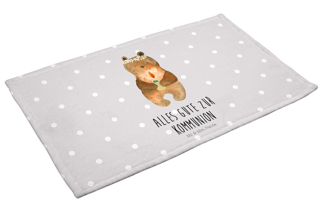 Gäste Handtuch Kommunion-Bär Gästetuch, Reisehandtuch, Sport Handtuch, Frottier, Kinder Handtuch, Bär, Teddy, Teddybär, Kommunion, Gottes Segen, Taufkerze, katholisch