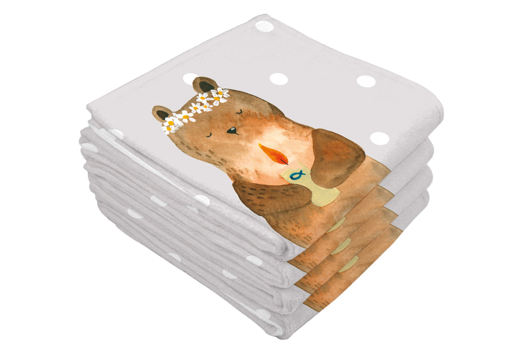 Gäste Handtuch Kommunion-Bär Gästetuch, Reisehandtuch, Sport Handtuch, Frottier, Kinder Handtuch, Bär, Teddy, Teddybär, Kommunion, Gottes Segen, Taufkerze, katholisch