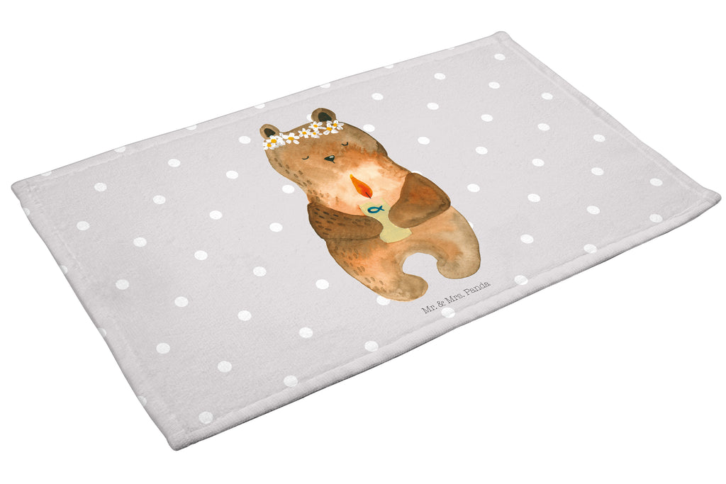 Gäste Handtuch Kommunion-Bär Gästetuch, Reisehandtuch, Sport Handtuch, Frottier, Kinder Handtuch, Bär, Teddy, Teddybär, Kommunion, Gottes Segen, Taufkerze, katholisch