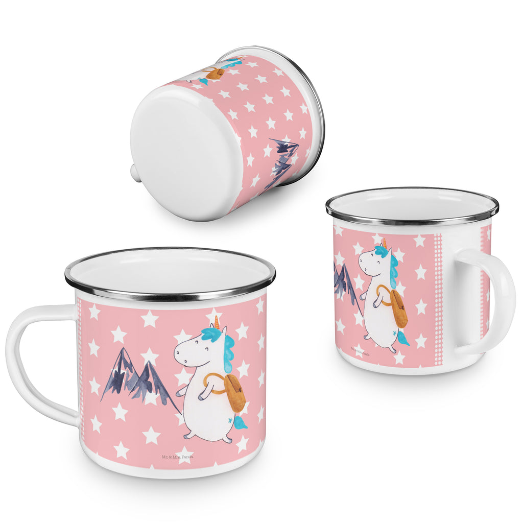 Camping Emaille Tasse Einhorn Bergsteiger Campingtasse, Trinkbecher, Metalltasse, Outdoor Tasse, Emaille Trinkbecher, Blechtasse Outdoor, Emaille Campingbecher, Edelstahl Trinkbecher, Metalltasse für Camping, Kaffee Blechtasse, Camping Tasse Metall, Einhorn, Einhörner, Einhorn Deko, Pegasus, Unicorn, Bergsteiger, Abenteuer, Berge, Abenteurer, Weltenbummler, Weltreise, Reisen, Urlaub, Entdecker