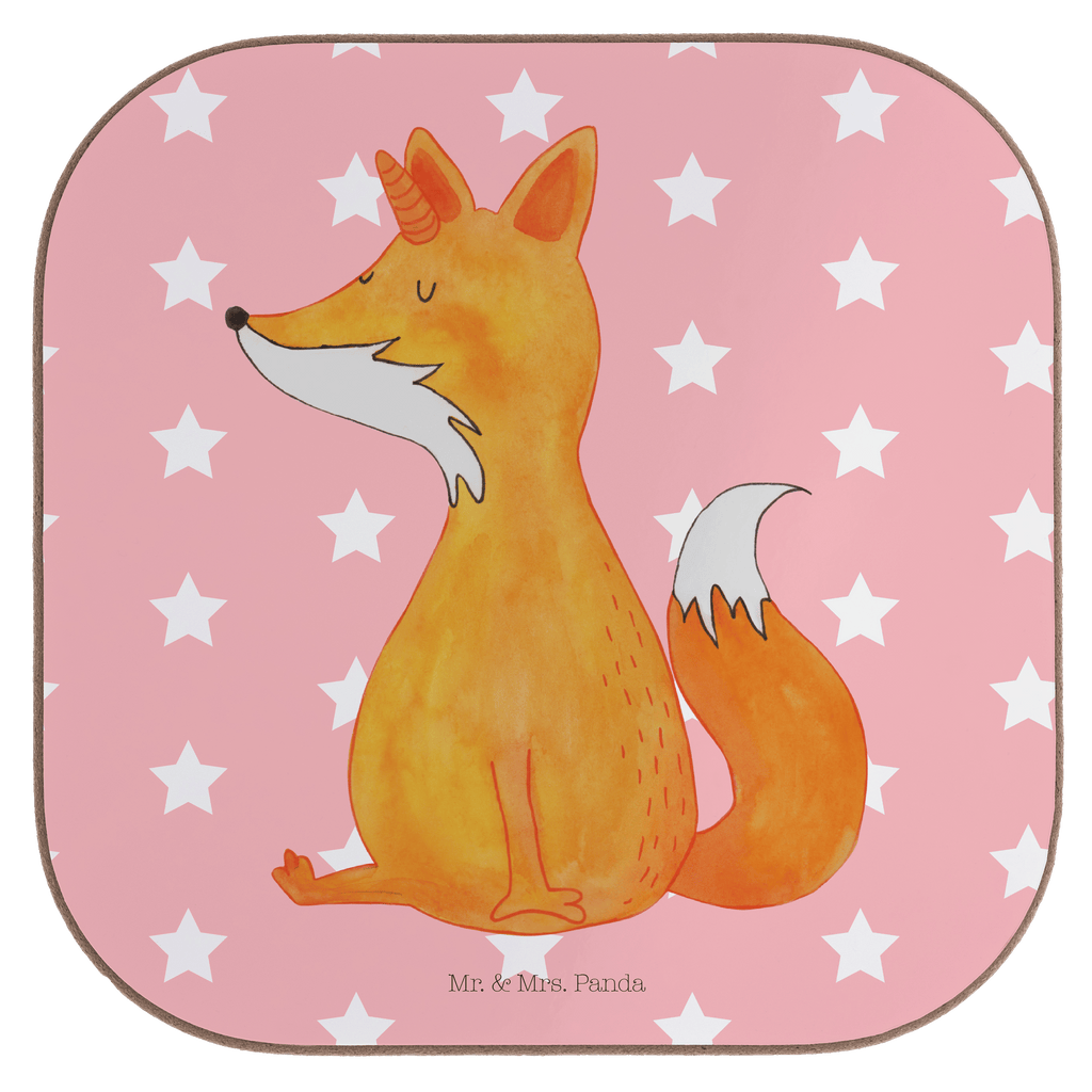 Quadratische Untersetzer Fuchshörnchen Bierdeckel, Glasuntersetzer, Untersetzer Gläser, Getränkeuntersetzer, Einhorn, Einhörner, Einhorn Deko, Pegasus, Unicorn, Fuchs, Unicorns, Fuchshörnchen, Fuchshorn, Foxycorn, Füchse