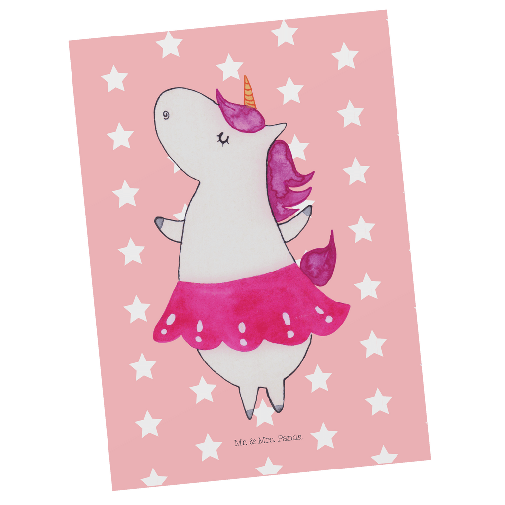 Postkarte Einhorn Ballerina Geschenkkarte, Grußkarte, Karte, Einladung, Ansichtskarte, Geburtstagskarte, Einladungskarte, Dankeskarte, Einhorn, Einhörner, Einhorn Deko, Pegasus, Unicorn, Tanzen, Ballerina, Party, Wohnung, Spaß, Feiern, Geburtstag, Tänzerin, Lebenslust, Lebensfreude
