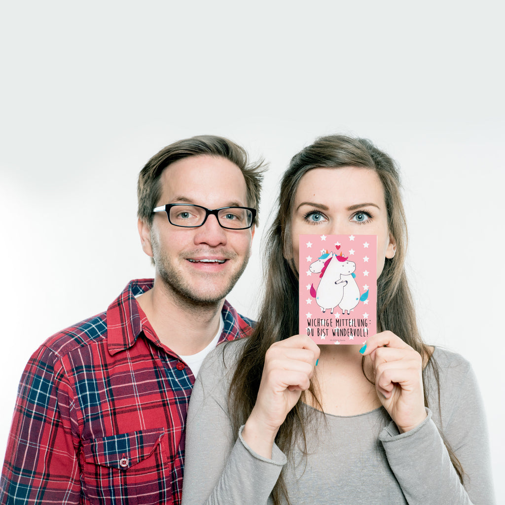 Postkarte Einhorn Mitteilung Geschenkkarte, Grußkarte, Karte, Einladung, Ansichtskarte, Geburtstagskarte, Einladungskarte, Dankeskarte, Einhorn, Einhörner, Einhorn Deko, Pegasus, Unicorn, Valentinstag, Valentine, Liebe, Geschenk, Partner, Ehe, lustig, witzig, Spruch