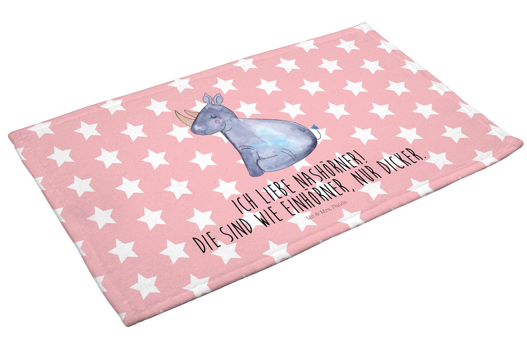 Gäste Handtuch Einhorn Nashorn Gästetuch, Reisehandtuch, Sport Handtuch, Frottier, Kinder Handtuch, Einhorn, Einhörner, Einhorn Deko, Pegasus, Unicorn, Regenbogen, witzig, lustig, Zoo, Glitzer, Einhornpower, Erwachsenwerden, Nashorn, Nashörner