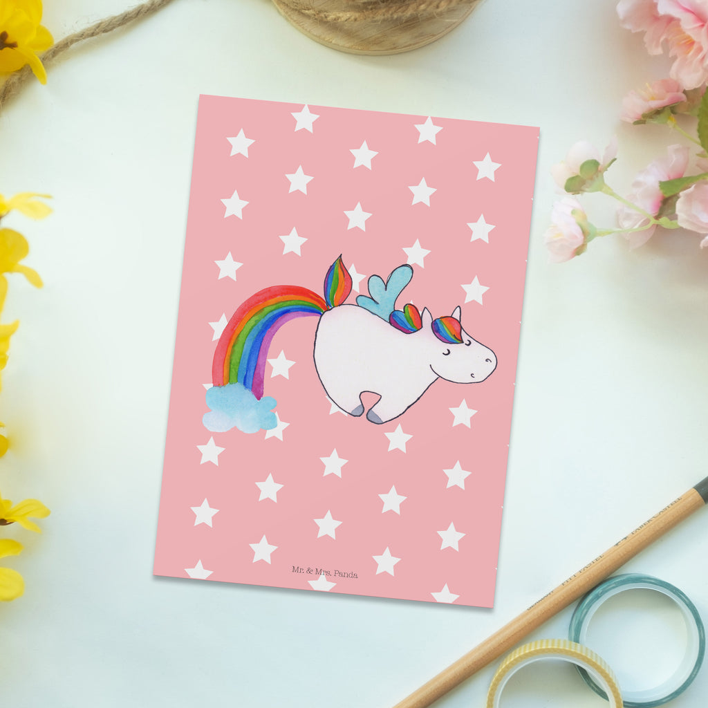 Postkarte Einhorn Pegasus Geschenkkarte, Grußkarte, Karte, Einladung, Ansichtskarte, Geburtstagskarte, Einladungskarte, Dankeskarte, Einhorn, Einhörner, Einhorn Deko, Pegasus, Unicorn, Regenbogen, Spielen, Realität, Glitzer, Erwachsenwerden